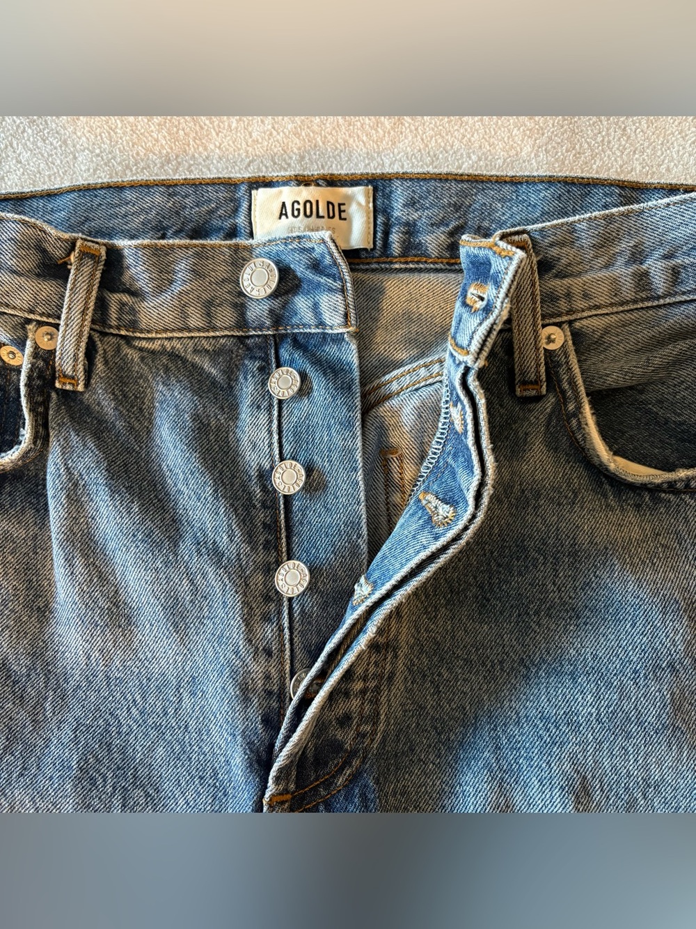 AGOLDE 90s Pinch Waist High-Rise Straight Jeans size 29